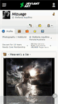 Mobile Screenshot of mizuage.deviantart.com