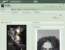 Tablet Screenshot of mizuage.deviantart.com