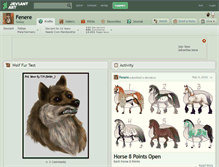Tablet Screenshot of fenere.deviantart.com