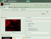 Tablet Screenshot of gregornstein.deviantart.com