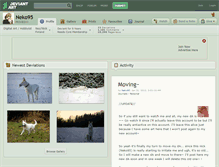 Tablet Screenshot of neko95.deviantart.com