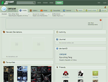 Tablet Screenshot of canyue.deviantart.com