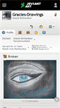 Mobile Screenshot of gracies-drawings.deviantart.com