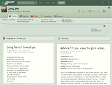 Tablet Screenshot of jerry-pie.deviantart.com
