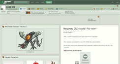 Desktop Screenshot of k-oz-will.deviantart.com