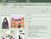 Tablet Screenshot of choran.deviantart.com