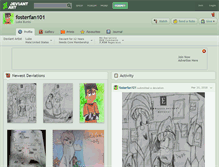 Tablet Screenshot of fosterfan101.deviantart.com