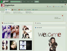 Tablet Screenshot of kingdomstyle.deviantart.com