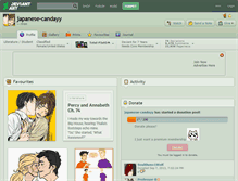 Tablet Screenshot of japanese-candayy.deviantart.com