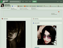 Tablet Screenshot of deliratio.deviantart.com
