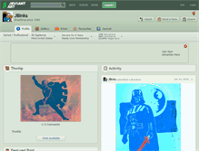 Tablet Screenshot of jbinks.deviantart.com