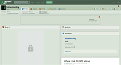 Desktop Screenshot of inthemorning.deviantart.com