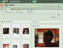 Tablet Screenshot of filthy-victorian.deviantart.com