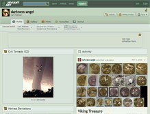 Tablet Screenshot of darkness-angel.deviantart.com