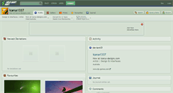 Desktop Screenshot of icarus1337.deviantart.com