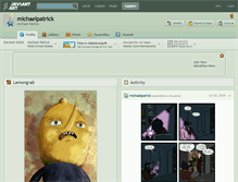 Tablet Screenshot of michaelpatrick.deviantart.com