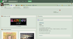 Desktop Screenshot of nellvixen.deviantart.com
