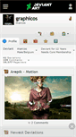 Mobile Screenshot of graphicos.deviantart.com