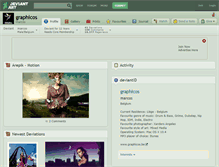 Tablet Screenshot of graphicos.deviantart.com