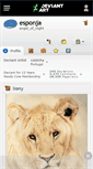 Mobile Screenshot of esponja.deviantart.com