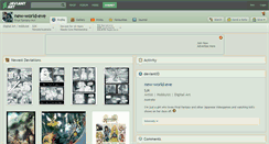 Desktop Screenshot of new-world-eve.deviantart.com