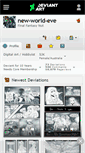 Mobile Screenshot of new-world-eve.deviantart.com
