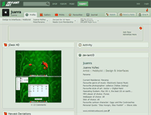 Tablet Screenshot of juanra.deviantart.com