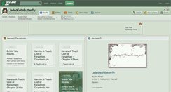 Desktop Screenshot of jadedgothbutterfly.deviantart.com