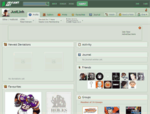 Tablet Screenshot of justlinh.deviantart.com