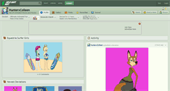 Desktop Screenshot of hunterxcolleen.deviantart.com