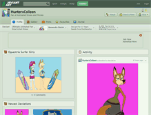 Tablet Screenshot of hunterxcolleen.deviantart.com