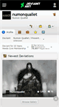 Mobile Screenshot of numonquallet.deviantart.com