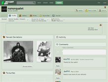 Tablet Screenshot of numonquallet.deviantart.com