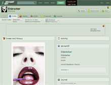 Tablet Screenshot of eisbrecher.deviantart.com