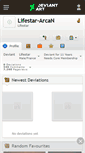 Mobile Screenshot of lifestar-arcan.deviantart.com