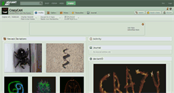 Desktop Screenshot of crazycan.deviantart.com