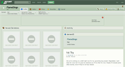 Desktop Screenshot of flamedingo.deviantart.com