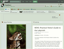 Tablet Screenshot of chaotica-i.deviantart.com