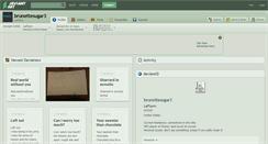 Desktop Screenshot of brunettesugar3.deviantart.com