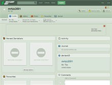 Tablet Screenshot of mrtzz2001.deviantart.com