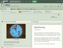 Tablet Screenshot of chibilyz.deviantart.com
