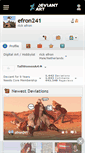 Mobile Screenshot of efron241.deviantart.com
