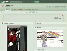 Tablet Screenshot of freelove08.deviantart.com