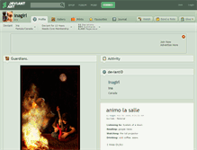 Tablet Screenshot of inagirl.deviantart.com