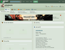 Tablet Screenshot of anteaterplz.deviantart.com