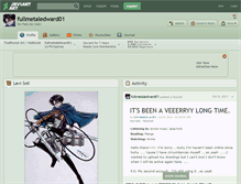 Tablet Screenshot of fullmetaledward01.deviantart.com
