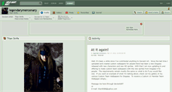 Desktop Screenshot of legendarymercenary.deviantart.com