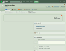 Tablet Screenshot of michishio-chan.deviantart.com