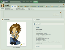 Tablet Screenshot of lenali.deviantart.com