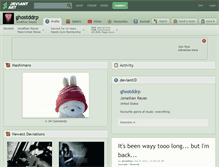 Tablet Screenshot of ghostddrp.deviantart.com